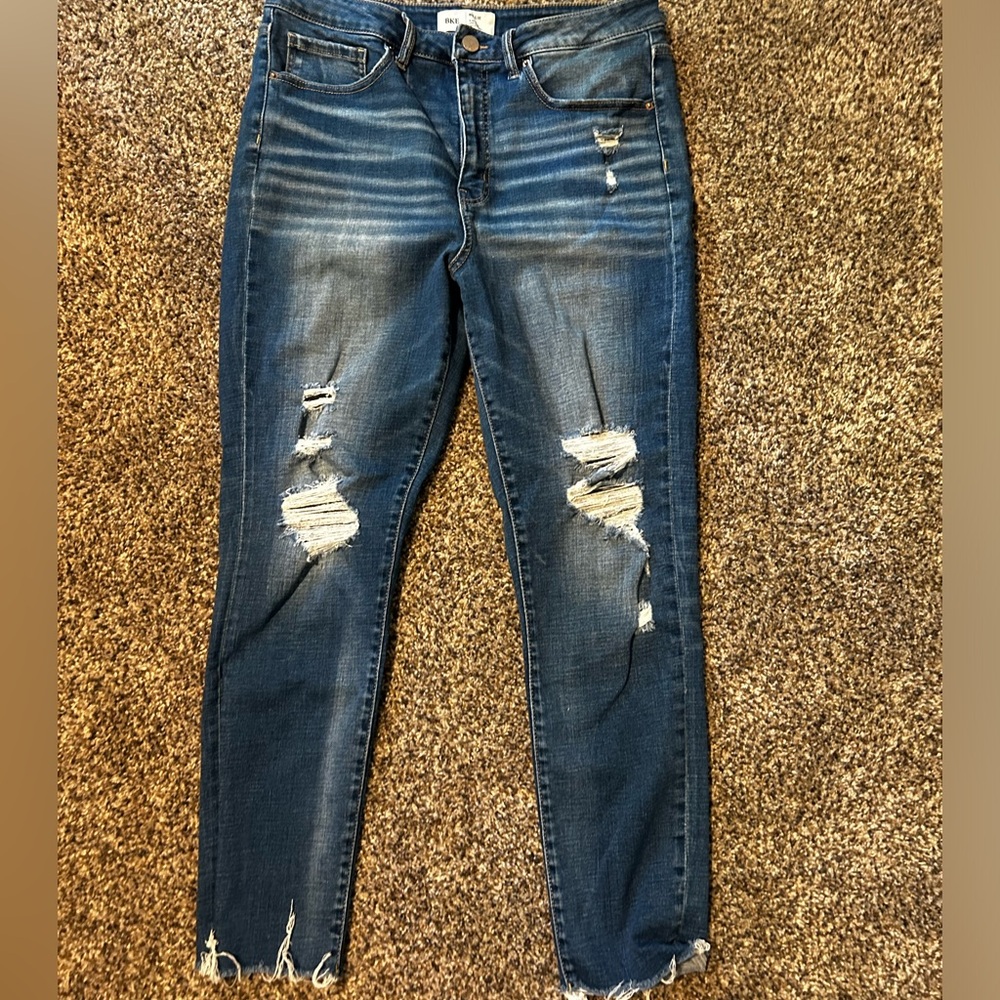 BKE denim ripped jeans!